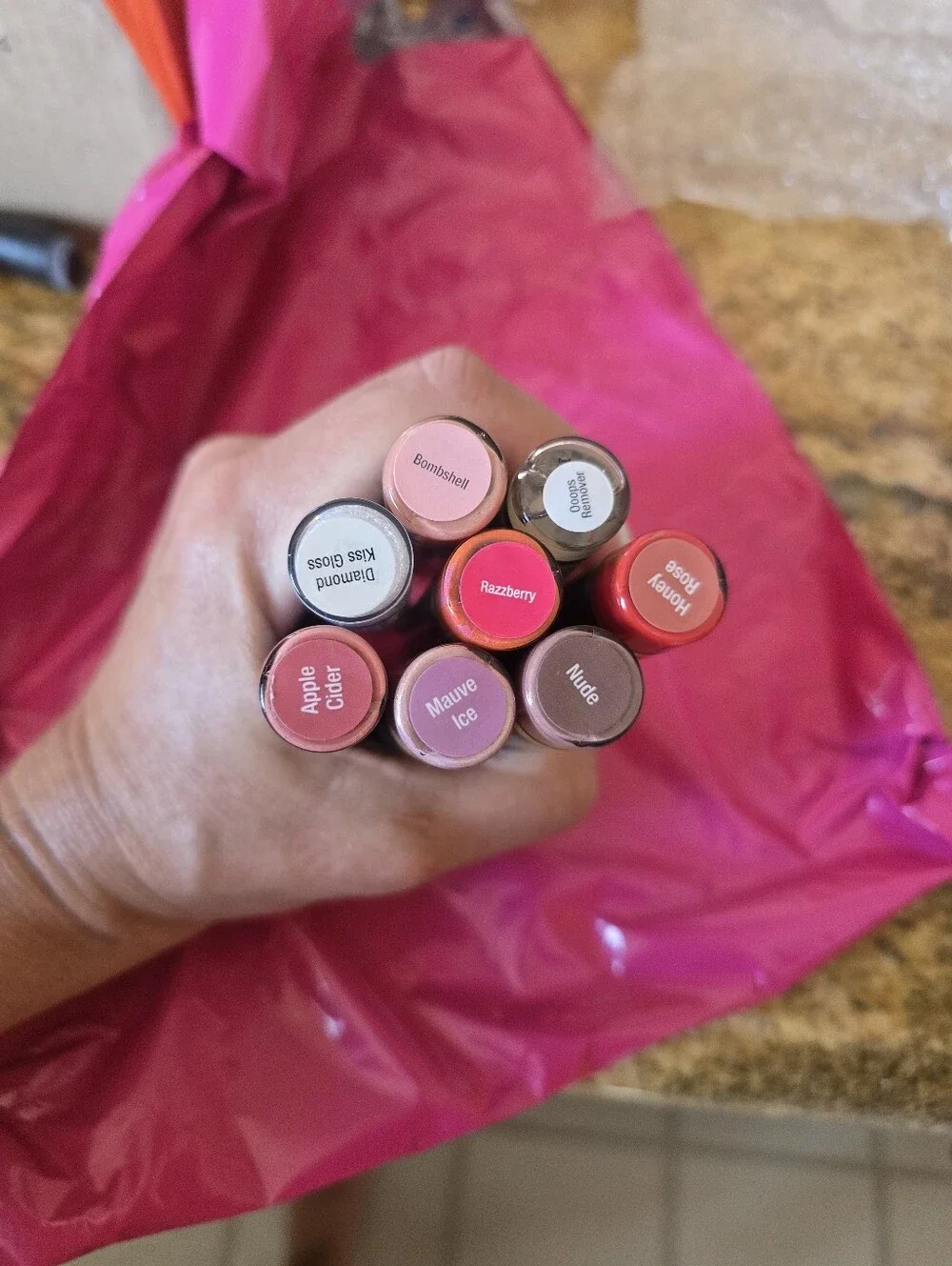 Senegence Lipsense Lip Bundle: Pink & Nude Shades, Gloss & Remover. New, Sealed